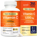 Purely Holistic Vitamin C 1000mg capsules front view
