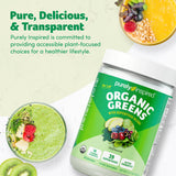 Purely Inspired Organic Greens in a kitchen setting
