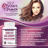 Purely Optimal Biotin Supplement capsules in a hand