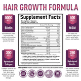 Purely Optimal Biotin Supplement side view showing capsule size