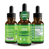 Purely Optimal Liquid Chlorophyll Mint 168g front view