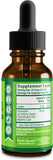 Purely Optimal Liquid Chlorophyll Mint 168g pouring into a glass