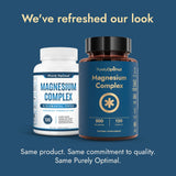 Purely Optimal Magnesium Complex 200g back view with ingredient list