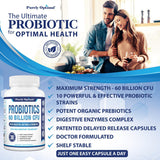 Purely Optimal Probiotic Capsules 60 Billion CFU lifestyle scene