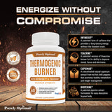 Purely Optimal Thermogenic Burner 400mg capsules packaging