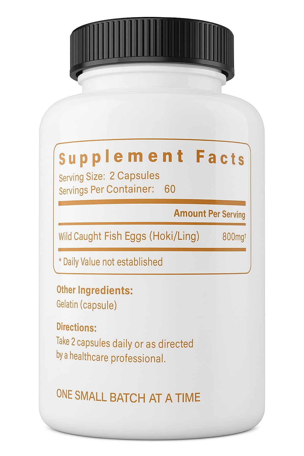Purelyindia Omega-3 Supplement 109g side view