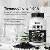 PURELYNUTRIENT Black Seed Oil Softgels in a hand