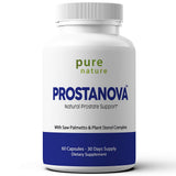 PureNature Plus Prostanova Saw Palmetto front view of packaging
