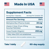 PureNutra Methylene Blue Capsules 2% on a table