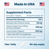 PureNutra Methylene Blue Capsules 2% with other supplements