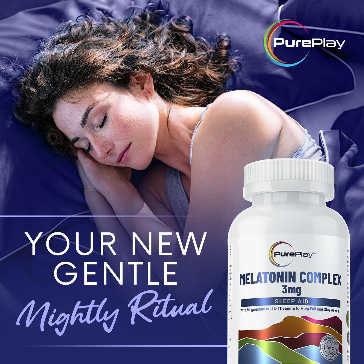 PurePlay Melatonin Complex Sleep Supplement packaging