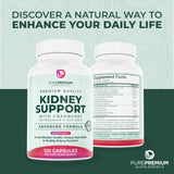 PurePremium Astragalus Kidney Support Capsules close-up of capsules