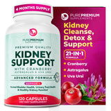 PurePremium Astragalus Kidney Support Capsules front view