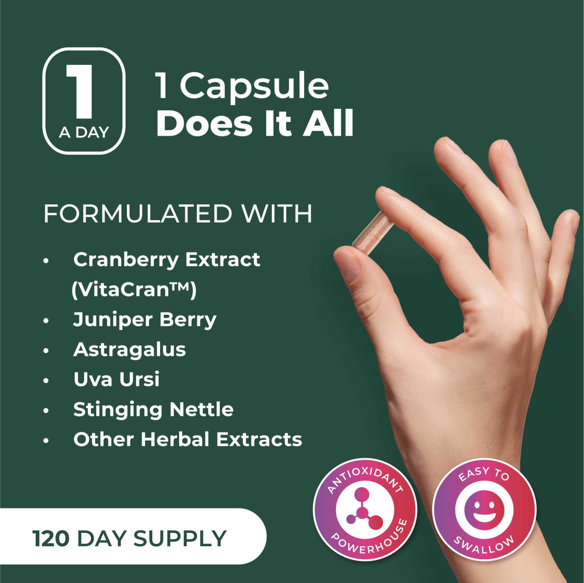 PurePremium Astragalus Kidney Support Capsules opened bottle