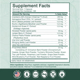 PurePremium Astragalus Kidney Support Capsules with ingredients
