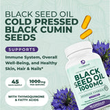 PurePremium Black Seed Oil Capsules 500mg bottle with label