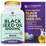 PurePremium Black Seed Oil Capsules 500mg front view