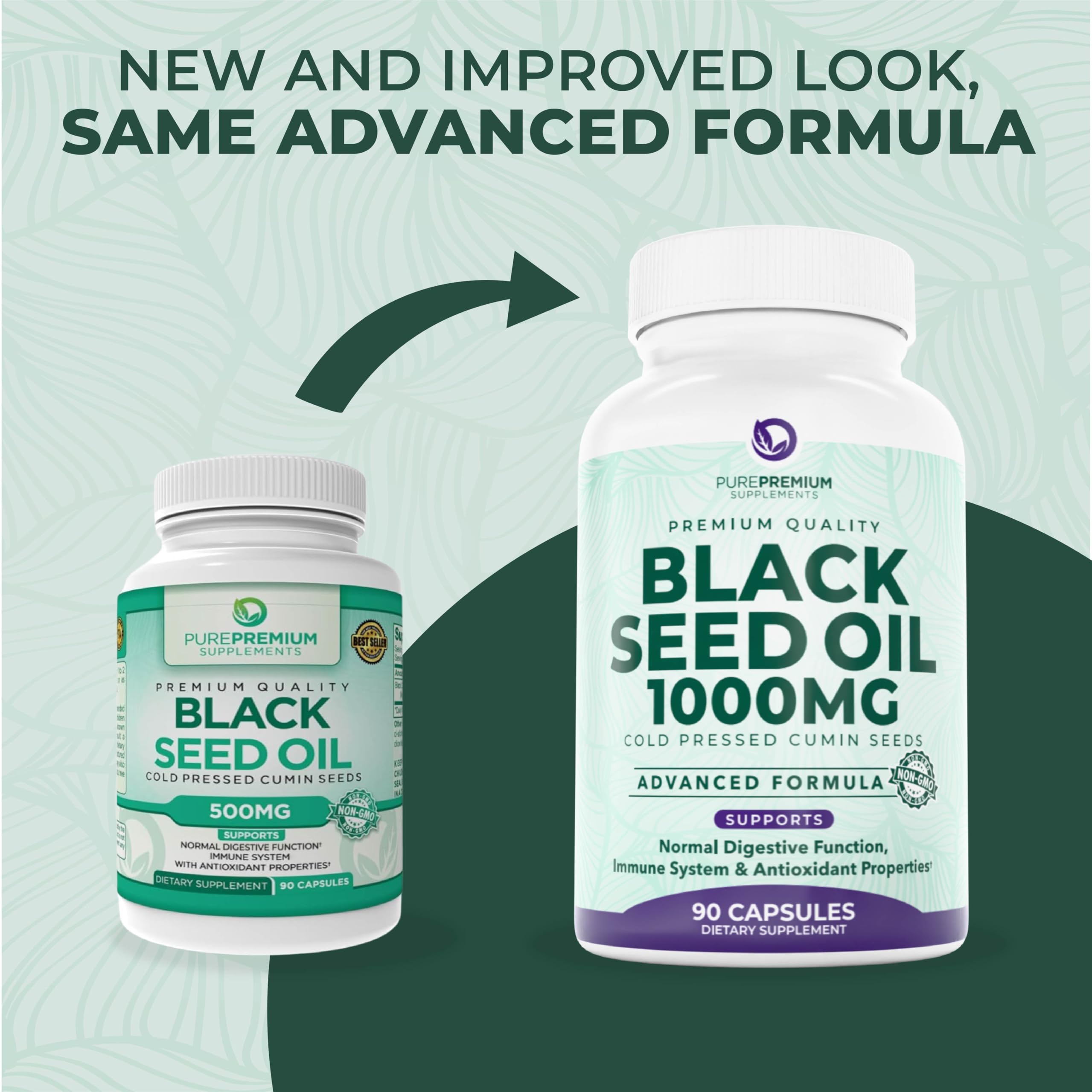 PurePremium Black Seed Oil Capsules 500mg lifestyle scene