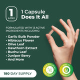 PurePremium Hawthorn Berry Capsules bottle open