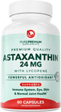 PurePremium Supplements Astaxanthin Lycopene supplement front view