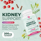 PurePremium Supplements Astragalus Kidney Support 90 Capsules side view