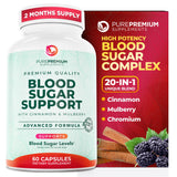PurePremium Supplements Cinnamon Blood Sugar Support bottle front view