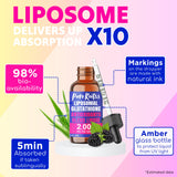 PureRootss L-Glutathione drops with ingredients list