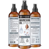 pureSCRUBS Magnesium Oil Spray application on skin