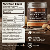 PureShrooms Mind & Body Instant Coffee in a cup