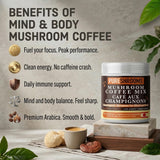 PureShrooms Mind & Body Instant Coffee powder close-up