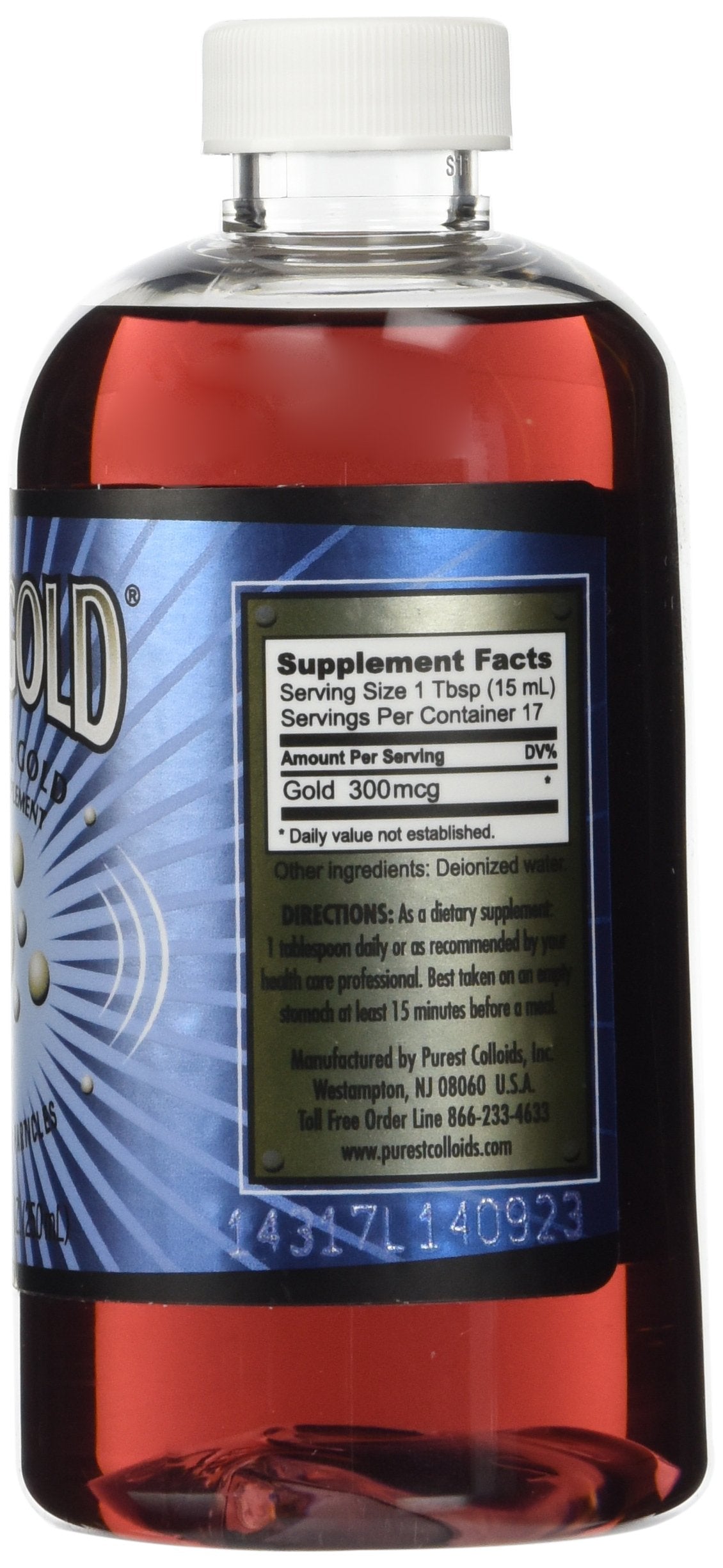 Purest Colloids Colloidal Gold 240g packaging