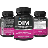 Purest Vantage DIM Supplement 250mg 90 Capsules with ingredients list