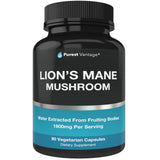 Purest Vantage Lion's Mane Mushroom Supplement front view