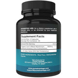 Purest Vantage Lion's Mane Mushroom Supplement side view with label