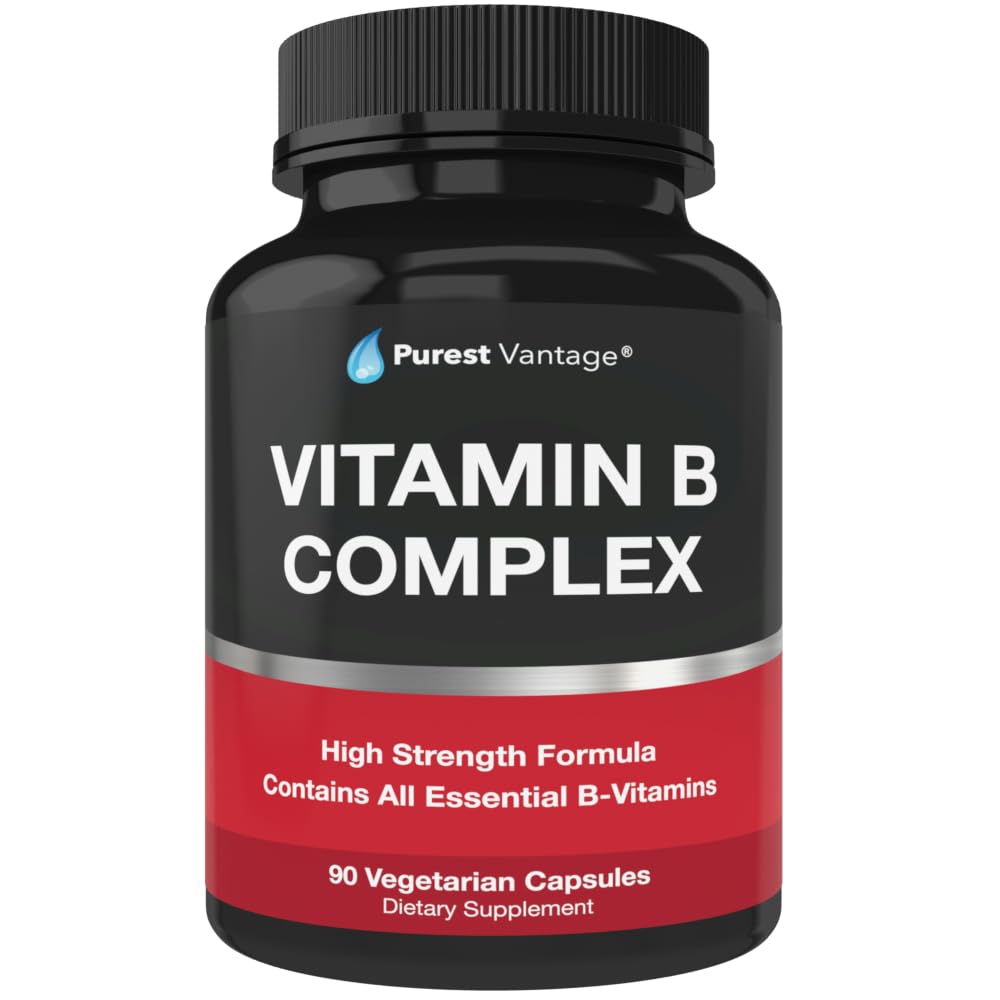 Purest Vantage Vitamin B Complex bottle front view