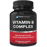 Purest Vantage Vitamin B Complex bottle front view