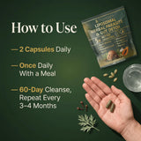 PURETREX Herbal Cleanse Capsules in a lifestyle setting