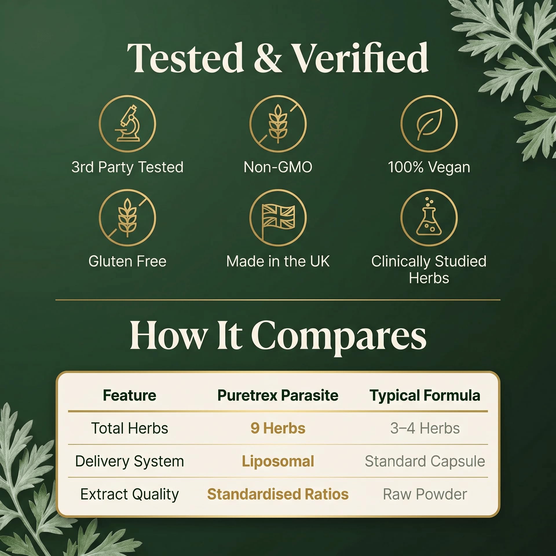 PURETREX Herbal Cleanse Capsules with a measuring spoon