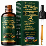 PURETREX Herbal Cleanse Drops front view with dropper