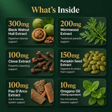 PURETREX Herbal Cleanse Drops packaging side view