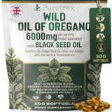 PURETREX Oregano Oil Softgels front view packaging