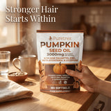 PURETREX Pumpkin Seed Oil Softgels 3000mg back view
