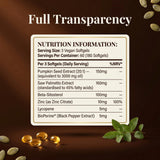 PURETREX Pumpkin Seed Oil Softgels 3000mg lifestyle scene