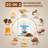 Pureverve 10 Mushroom Coffee Blend packaging