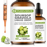 Pureverve Liquid Vitamin Drops 2000mg Graviola extract front view