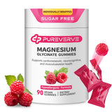 Pureverve Magnesium Glycinate Gummies front view packaging