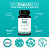 Purevit Thyroid Support Supplement 65g back view