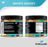 Purganic Gummy Bears in a bowl