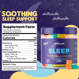 Purganic Melatonin Gummies packaging with natural blueberry flavour