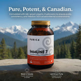 PURICA Organic Mushroom Supplements in a kitchen setting